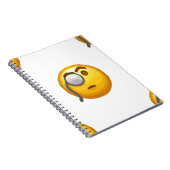 emoji monocle notitieboek (Rechterzijde)