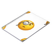 emoji monocle notitieboek (Linkerzijde)