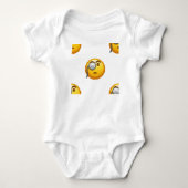 emoji monocle romper (Voorkant)