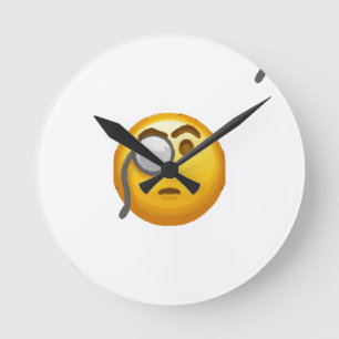 emoji monocle ronde klok