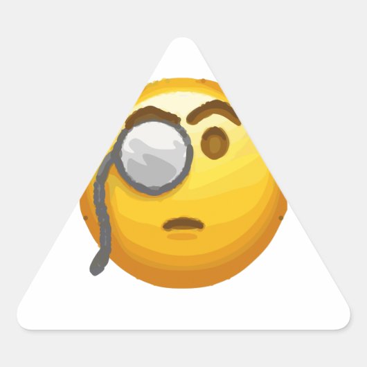 emoji monocle sticker (Voorkant)