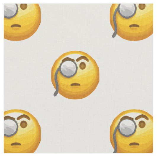 emoji monocle stof (Close Up)