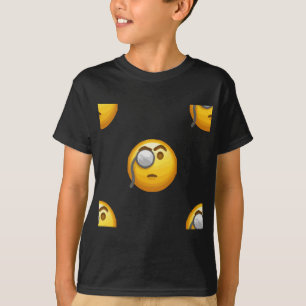 emoji monocle t-shirt