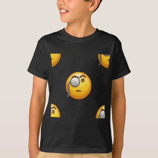 emoji monocle t-shirt (Voorkant)