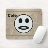 Emoji Mousepad Muismat (Met muis)