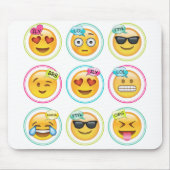 Emoji Mousepad Muismat (Voorkant)