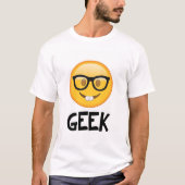 Emoji Nerd Geek T-shirt (Voorkant)