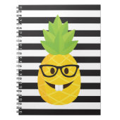 emoji nerd pineapple notitieboek (Voorkant)