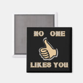 Emoji: No One Likes You Magneet (Voorkant / Achterkant)