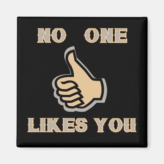 Emoji: No One Likes You Magneet (Voorkant)