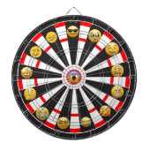 Emoji of the day dartbord (Voorkant)