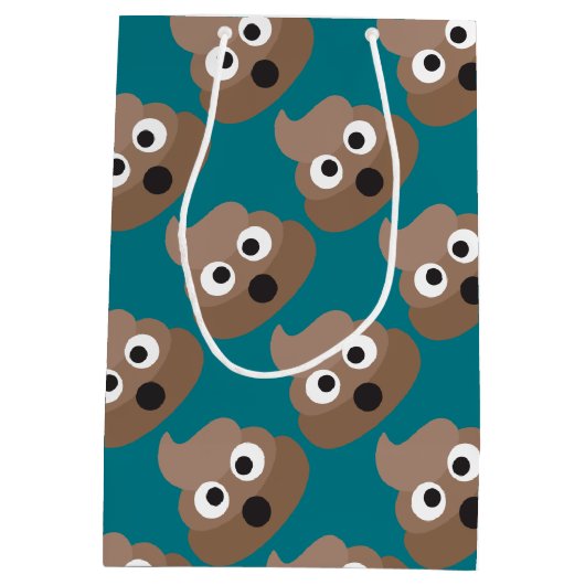 Emoji Oh Poop Medium Cadeauzakje (Achterkant)