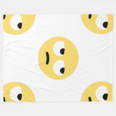 emoji oogroldeken fleece deken (Voorkant (Horizontaal))