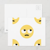 emoji oogrollen briefkaart (Voorkant / Achterkant)