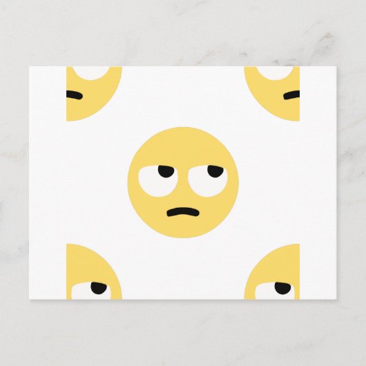 emoji oogrollen briefkaart (Voorkant)