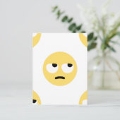 emoji oogrollen briefkaart (Staand voorkant)