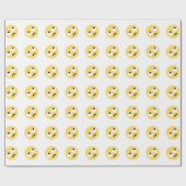 emoji oogrollen cadeaupapier (Vlak)