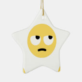 emoji oogrollen keramisch ornament (Rechts)