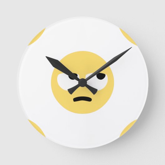 emoji oogrollen ronde klok (Voorkant)