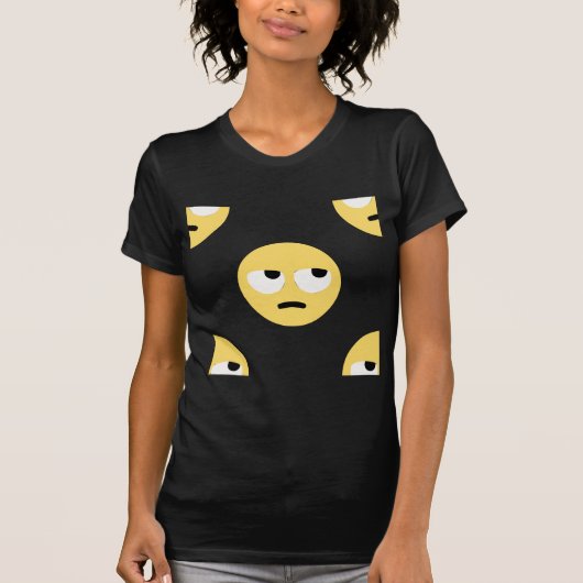 emoji oogrollen t-shirt (Voorkant)