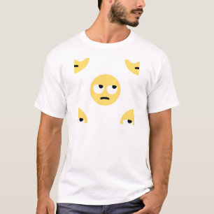 emoji oogrollen t-shirt
