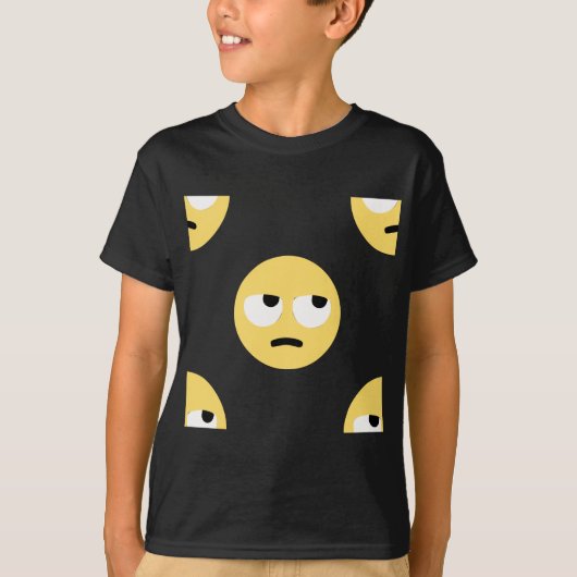 emoji oogrollen t-shirt (Voorkant)
