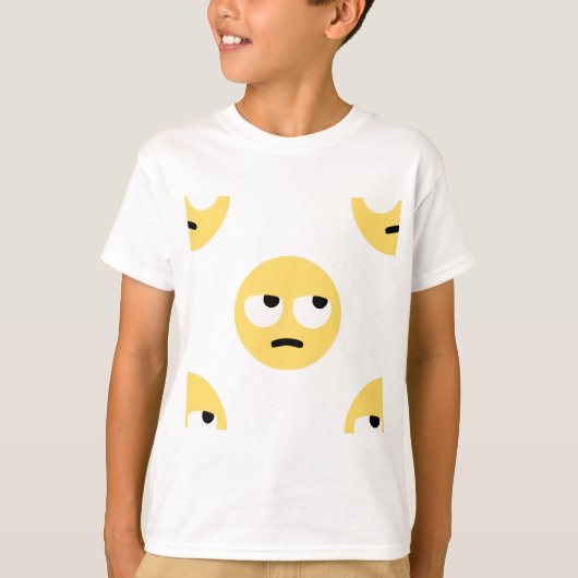 emoji oogrollen t-shirt (Voorkant)