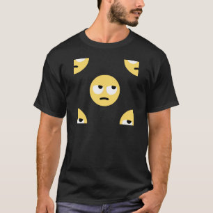 emoji oogrollen t-shirt