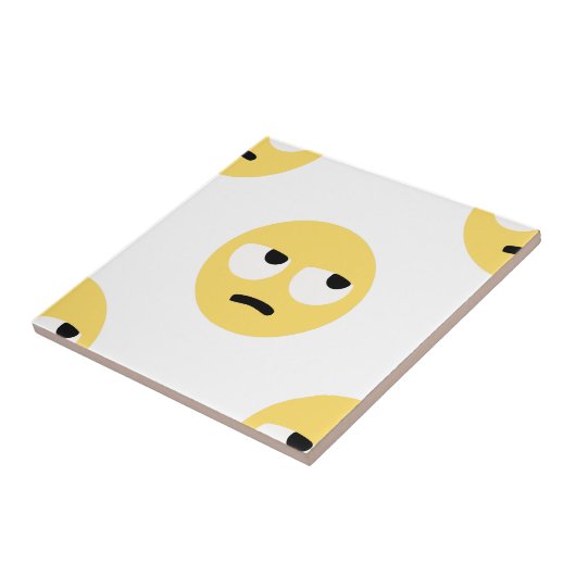 emoji oogrollen tegeltje (Zijkant)
