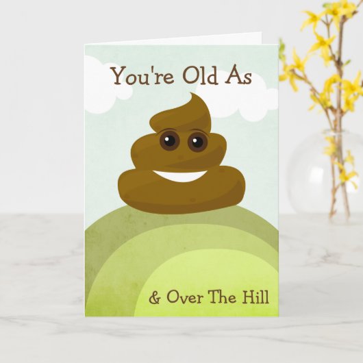 Emoji Oud als Achterschip & over de Kaart van de (Gele Bloem)