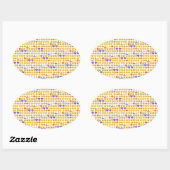 emoji-overbelasting ovale sticker (Vel)