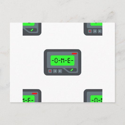 emoji pager briefkaart (Voorkant)