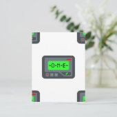 emoji pager briefkaart (Staand voorkant)