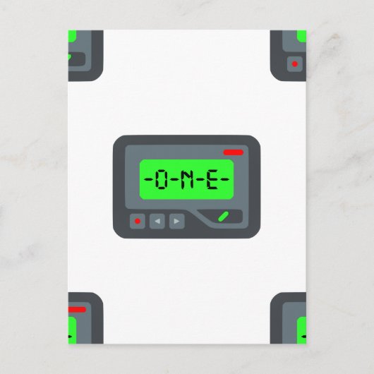 emoji pager briefkaart (Voorkant)