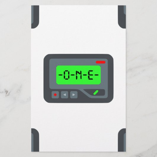 emoji pager briefpapier (Voorkant)