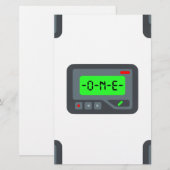 emoji pager briefpapier (Voorkant / Achterkant)