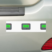 emoji pager bumpersticker (Op auto)