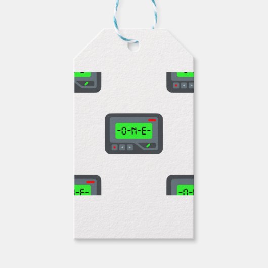 emoji pager cadeaulabel (Voorkant)