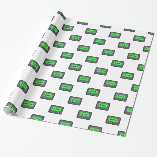 emoji pager cadeaupapier (Uitgerold)