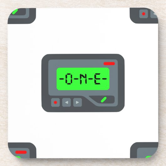 emoji pager drankjes onderzetter (Voorkant)