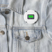 emoji pager ronde button 5,7 cm (In situ)