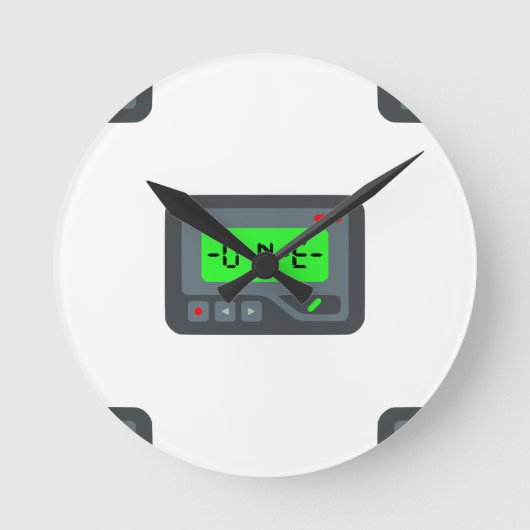 emoji pager ronde klok (Voorkant)