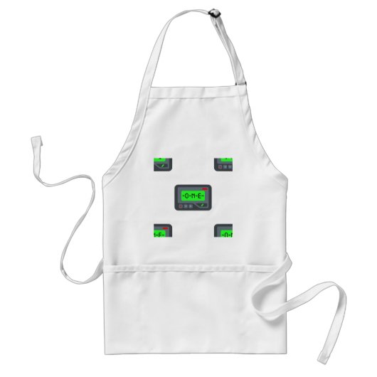 emoji pager standaard schort (Voorkant)