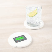 emoji pager zandsteen onderzetter (Zijkant)