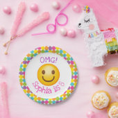 Emoji Paper-Borden Papieren Bordje (Feest)