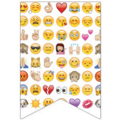 emoji party bunting banner (Eerste vlag)
