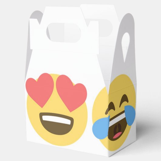 Emoji Party Favor Box - Emoji Faces Bedankdoosjes (Geopend)