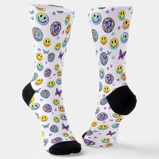 Emoji Party Socks Sokken (Gebogen)