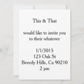 emoji party-uitnodiging kaart (Achterkant)