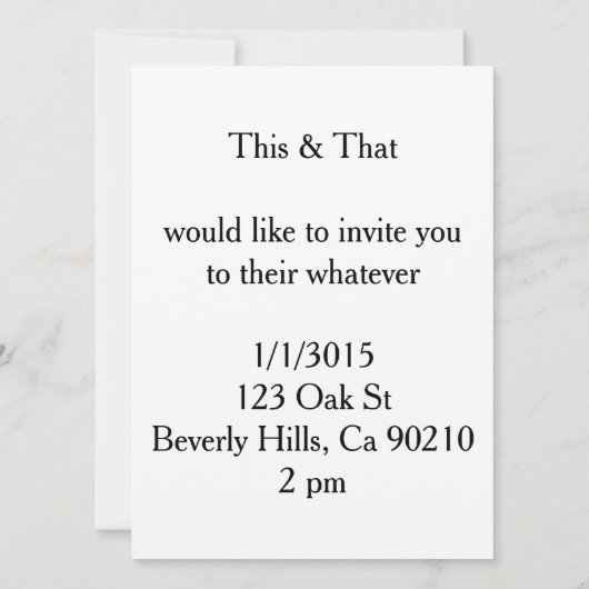 emoji party-uitnodiging kaart (Achterkant)